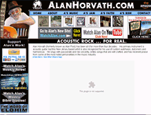 Tablet Screenshot of alanhorvath.com